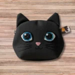 diy gato monedero tela