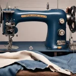 maquina de coser jeans