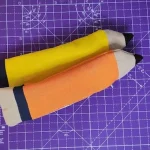 estuche de tela forma de lapiz