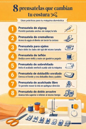 tipos de prensatelas