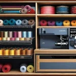 caja para maquina coser