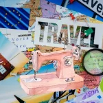 maquina de coser de viaje