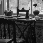 maquina de coser con mueble