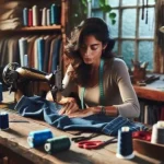 como coser bajo pantalon vaquero