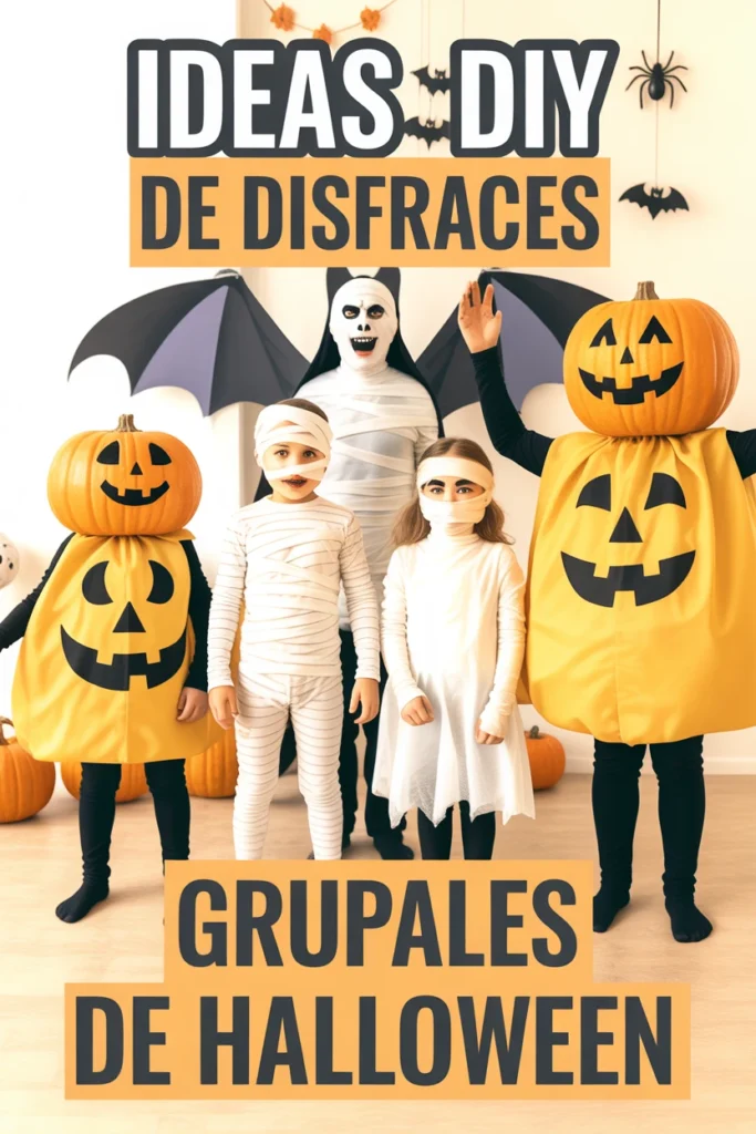disfraces halloween  para grupos diy