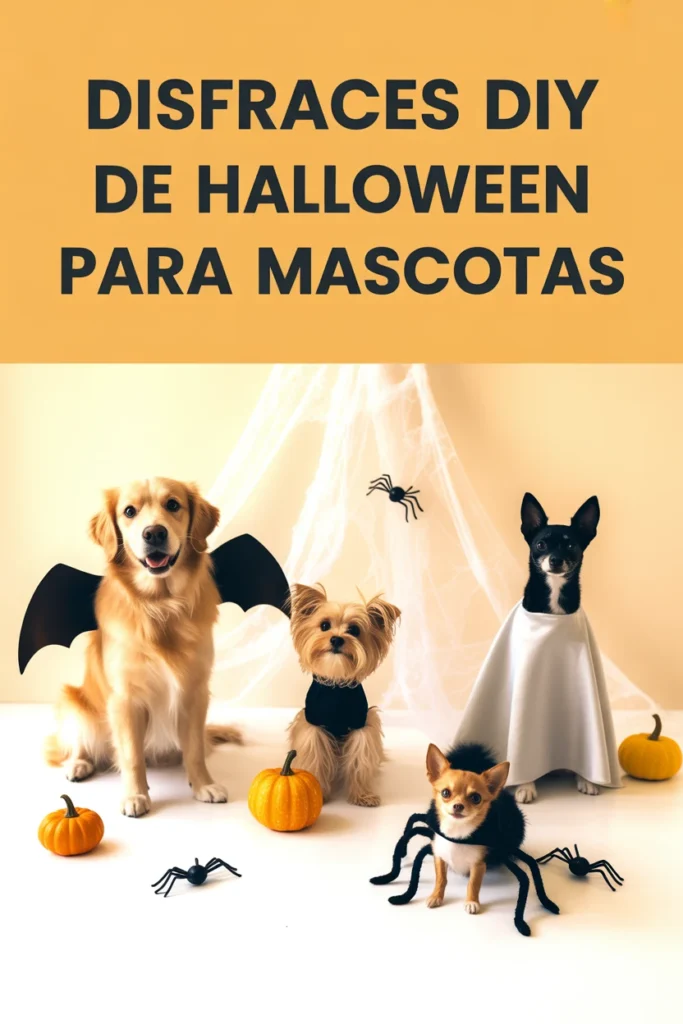 disfraces halloween mascotas diy