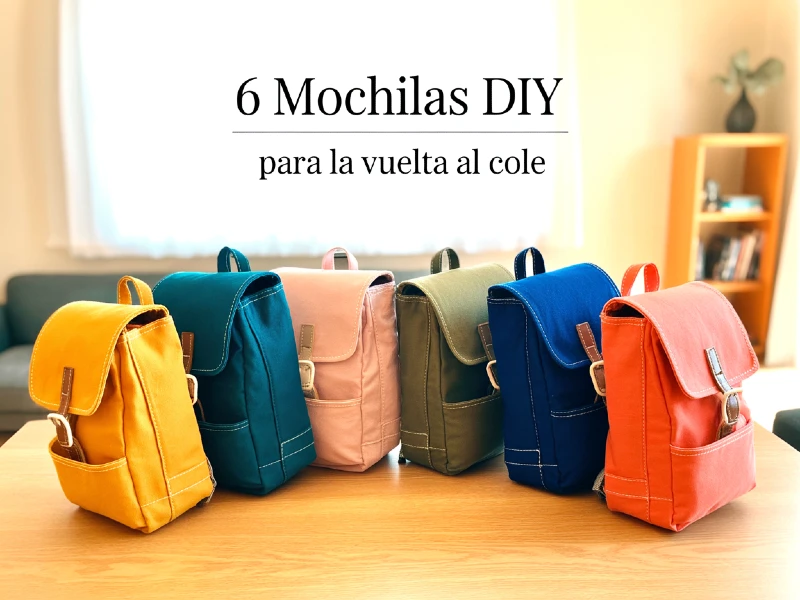 mochilas diy para la vuelta al cole