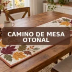 camino de mesa otoñal de tela diy