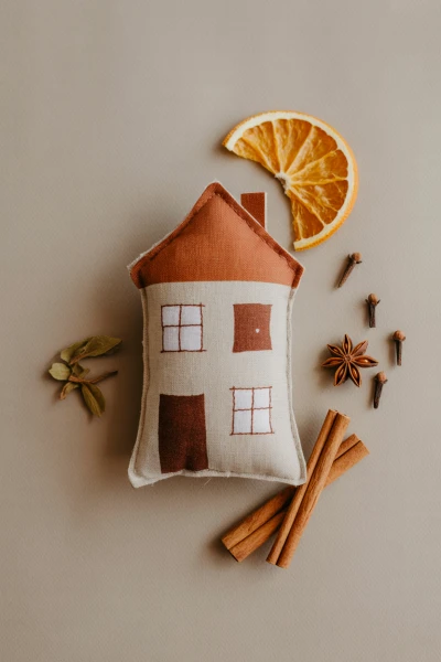 casitas aromaticas de tela