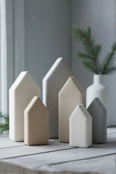 casitas de tela minimalista