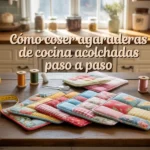como coser agarraderas de cocina