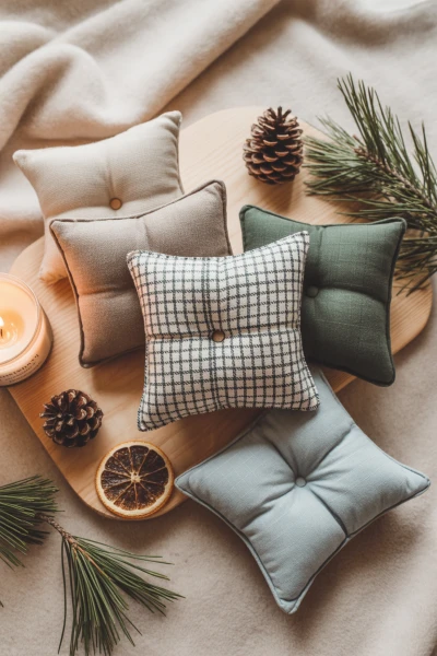 mini cojines decorativos