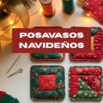 posavasos navideños acolchados