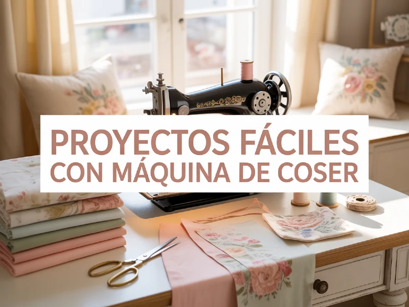 proyectos diy faciles con maquina de coser