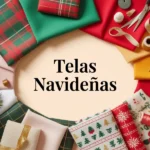 telas navideñas para costura