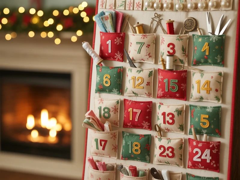 calendario de adviento de costura creativo