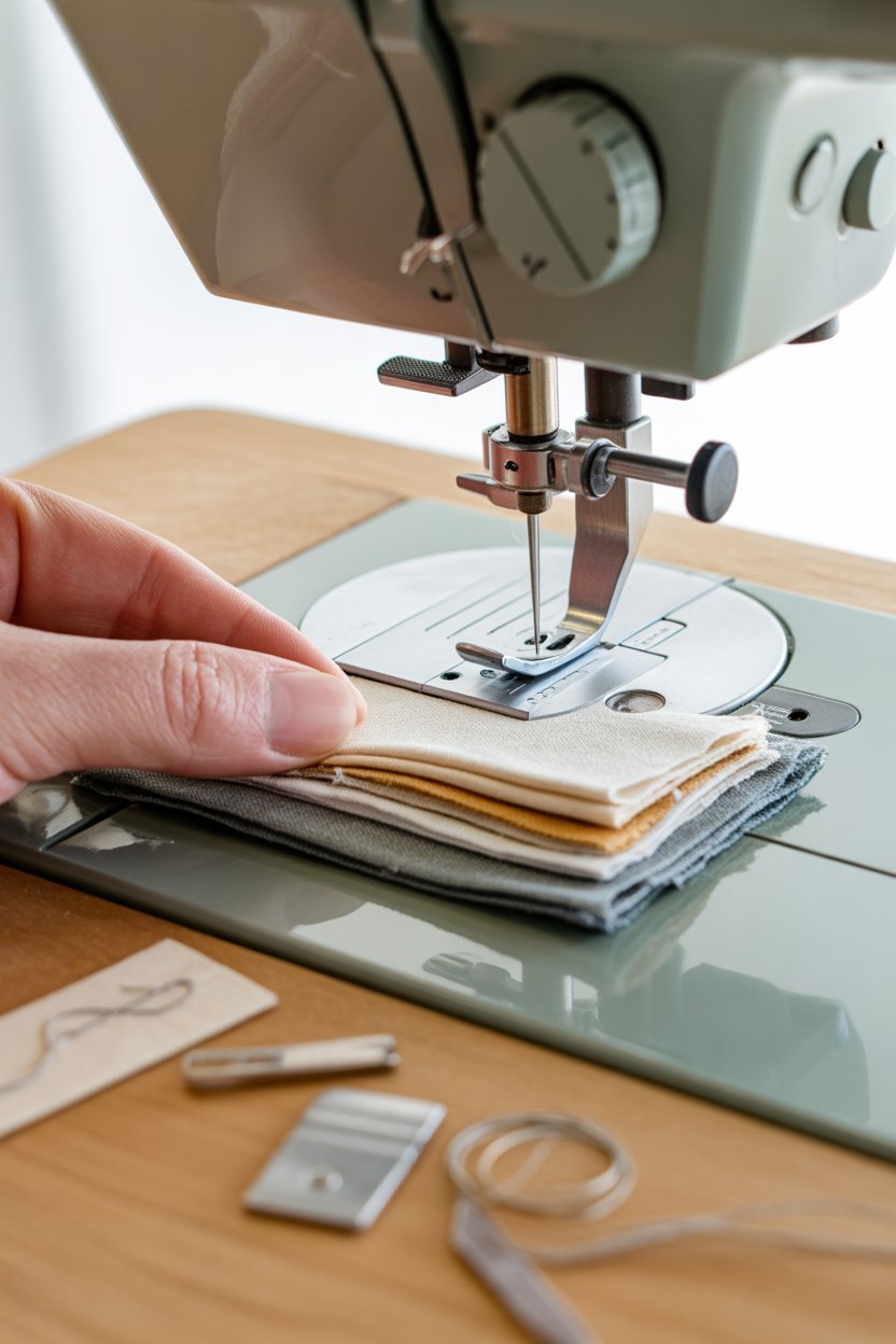 Presión del prensatelas y ajuste de tensión