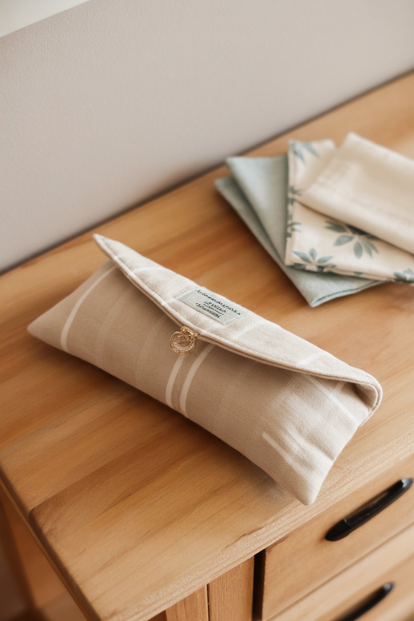 Funda para gafas en franela suave