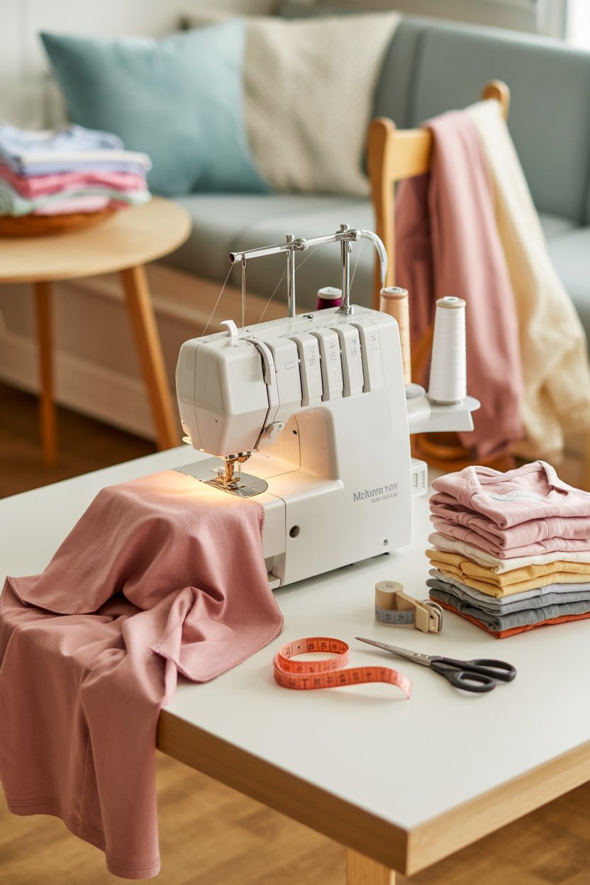 Máquina overlock / remalladora doméstica