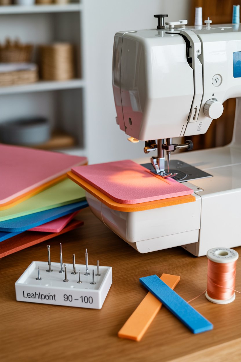 Máquinas, agujas y ajustes recomendados