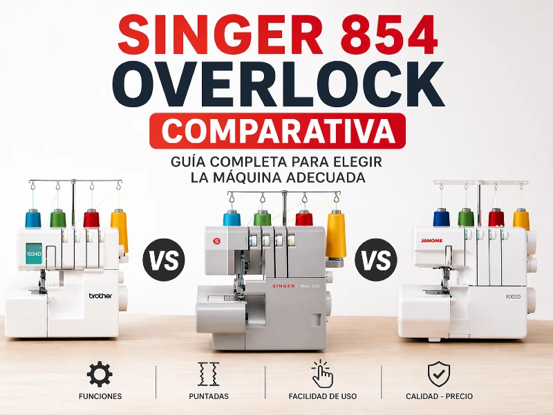 comparativa singer overlock maquina remalladora