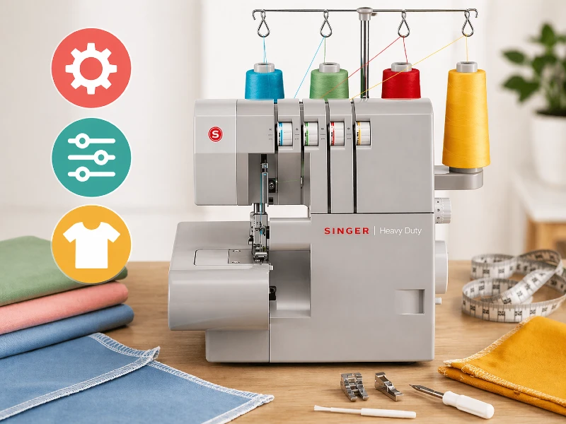 cuando usar la remalladora overlock singer