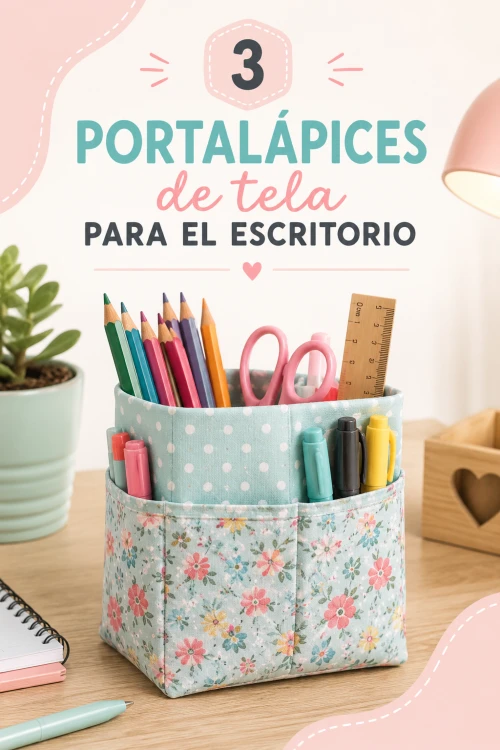 diy portalapices de tela