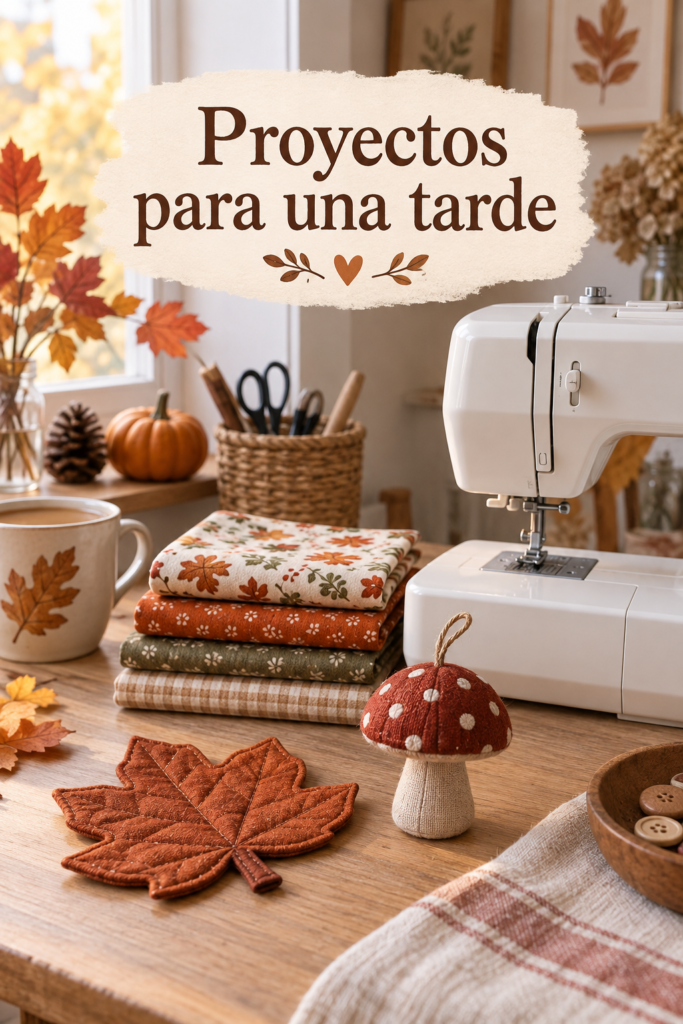 ideas de costura creativa otoño tela
